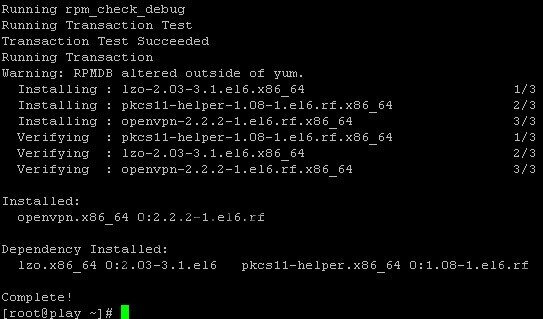 How To: Install and configure OpenVPN on CentOS 6.x