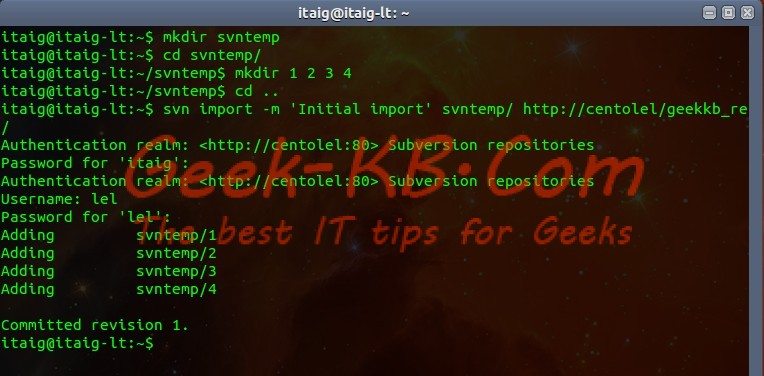 How To: Install Subversion on Linux CentOS/RHEL 6.x - Geek-KB.com