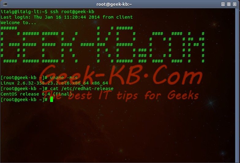 How To: Upgrade CentOS Linux v6.x to v6.5 - Geek-KB.com